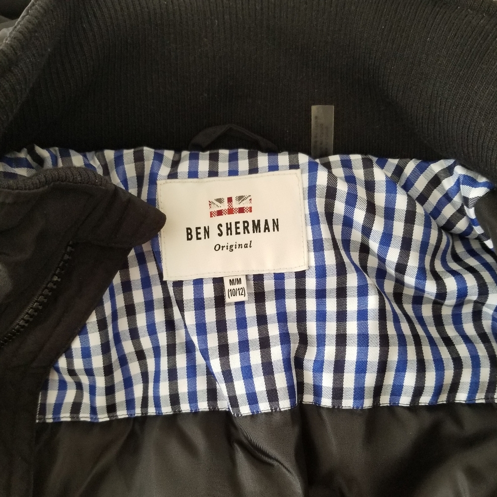Ben Sherman Boys Hooded Elastic Waistbaan Jacket Size Medium M (10-12) B… - Picture 3 of 10